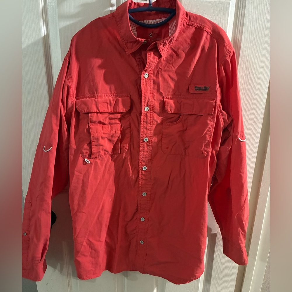 Men’s Large Tall Fishing Shirt - Picture 1 of 9